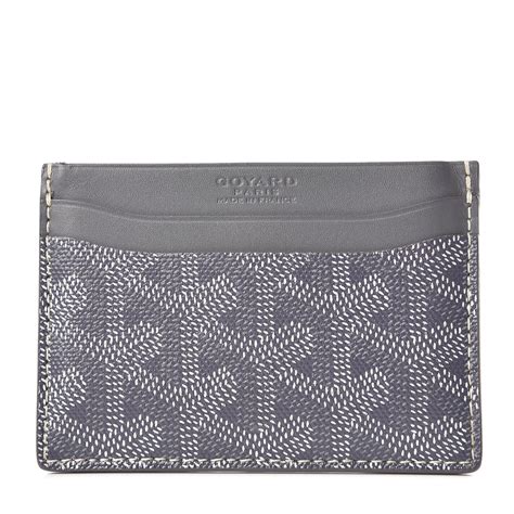 goyard card holder gray|Goyard card holder retail price.